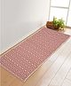 Saralhome Cotton Multi purpose Antiskid  Runner Red. 50cm x 130cm