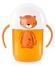Spill Proof Spout Sipper Cup with Twin Handles Orange - 250 ml