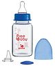 BeeBaby Advance+ Anti Colic Feeding Bottle to Sippy Glass Bottle Blue - 125 ml