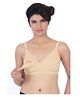 Fabme  Nursing Feeding Cotton Bra - Beige