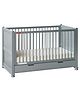 Fisher Price by Tiffany Georgia Wooden Convertible Crib cum Toddler Bed - Grey