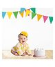 Untumble Triangle Shape Flags Party Banners Multicolour - Length 304.8 cm