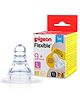 Pigeon Peristaltic Large Size Nipple - White