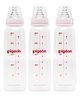 Pigeon Peristaltic Feeding Bottle Nipple Size Large Pack of 3 Pink - 240 ml each