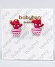 Babyhug Earrings Girl - Red 