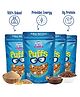 Bebe Burp Grandma's Super Puffs Multigrain Tangy Cheese Pack Of 4 - 35 gms each