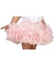 KIDSDEW  Short Length Solid Flared Tutu Skirt - Pink
