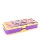 Barbie Princess Duster Pencil Box Ready To Rock Print - Yellow And Purple