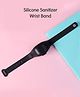 Silicone Sanitizer Refillable Wrist Band - Black