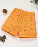 Kookie Kids Shorts Trees Print - Orange