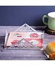 A Vintage Affair Designer Triangular Open Napkin Holder - White