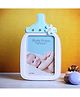 A Vintage Affair Milk Bottle Photo Frame - Blue