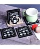 A Vintage Affair Coffee Menu Wooden Coaster - Set of 6