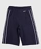 Peppermint Full Length Side Tape Design Culottes - Navy Blue