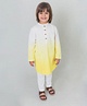 Tiber Taber Full Sleeves Ombre Pattern Kurta - Yellow
