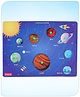 Babyhug Premium 8 pcs Solar System Wooden Board puzzle| Montessori Educational and Learning Toy | Shape Matching Puzzle |Preschool Colorful Knob and Peg Puzzle| BIS Certified| 18+ months