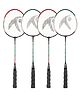 Hipkoo Badminton Rackets Pack of 4 - Multicolor