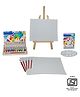 Planet Of Toys Painting Set With Wooden Display Easel - Multicolor