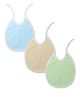 Brandonn Solid Color Bibs Cum Apron Set of 3 - Blue Green
