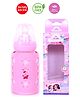 The Little Lookers Glass Feeding Bottle With Silicone Warmer Cover Pink - 120 ml
