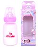 The Little Lookers High Borosilicate Glass Feeding Bottle Pink - 120 ml