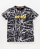 Indian Terrain  Half Sleeves Do It Your Way Print Tee - Black