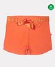 Nino Bambino 100% Organic Cotton Solid Shorts - Peach