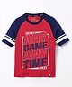 Jockey Raglan Half Sleeves Own The Game Printed Tee - Red