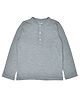 Funkrafts Full Sleeves Solid Tee - Grey Melange