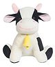 Ultra Plush Cow Soft Toy White - Height 27 cm