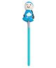 Happy Threads Pencil with Hand Crafted Doll Shaped Crochet Topper - Blue