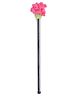 Happy Threads Pencil with Hand Crafted Flower Shaped Crochet Topper - Blue