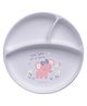 Stephen Joseph Silicone Baby Plate with Elephant Design - Multicolour