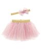 Stephen Joseph Tutu Skirt & Headband Flamingo Print - Pink