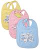 Simply Multi Print Bibs Set of 3 - Pink Yellow Blue