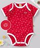 Wow Clothes Half Sleeves Onesie Multiprint - Red