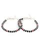 Osasbazaar Sterling Silver Bracelet Nazariya Pack of 2 - Red & Black