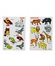 The Little Boo Wooden Knob and Peg Animals And Birds Puzzle Pack of 2 Multicolor - 8 Pieces each