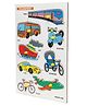 The Little Boo Wooden Knob and Peg Vehicles Puzzle Multicolor - 9 Pieces