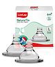 LuvLap Anti-Colic Natura Flo Teat/Nipple for Wide Neck Bottle, 2pcs, Fast Flow, 6m+, BPA Free, White