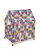 Lovely Play Tent House Happy Rabbit & Bear Print - Blue
