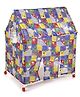 Lovely Play Tent House Happy Rabbit & Bear Print - Blue