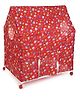 Lovely Play Tent House Cat With House Print - Red