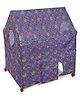 Lovely Play Tent House Kitty Print - Blue