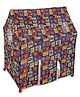 Lovely Play Tent House With Wheels Rabbit Print - Multicolor