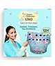 SuperBottoms Freesize UNO Cloth Diaper (3M - 3Y) Reusable with 1 Dry Feel Pad & 1 Booster Pad, Absorbs 4-5 Pees - Paw-sitively Happy