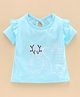 Olio Kids Half sleeves Top - Blue