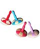 VParents Wooden Spin Tops Non Toxic Organic For Kids Pack of 4 - Multicolour