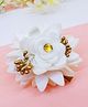 Little Tresses Floral Hair Clip - White