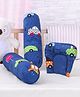 Babyhug Pillow And Bolster Set Cars Print - Blue| Prevents  Flat Head Syndrome| Neck and Shoulder Support | 100% Cotton| Breathable Fabric| Girls and Boys| Protection from Crib Railing| New Born Gifting Option | Travel Friendly| Soft and Comfortable